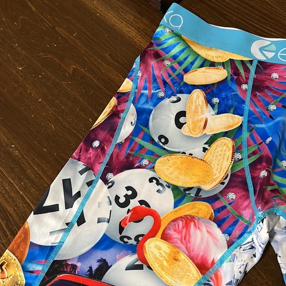 Ethika Bitcoin Cash & Tropical Life New Boxer Brief Multicolored Men’s Underwear - Picture 3 of 8